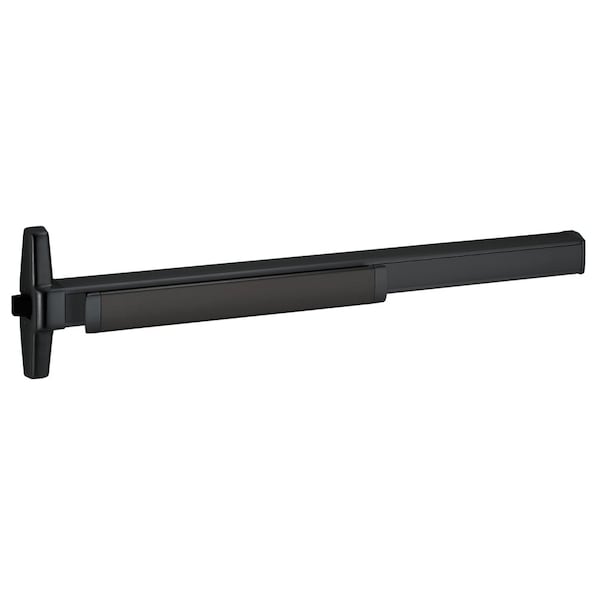 Grade 1 Rim Exit Bar, Narrow Stile Pushpad, 36-in Device, Exit Only, Quiet Motorized Electric Latch